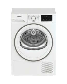 Hotpoint FabicCare C HSD 82M WW UK 8kg Heat Pump Tumble Dryer White + Install