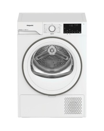 Hotpoint FabicCare C HSD 82M WW UK 8kg Heat Pump Tumble Dryer White + Install
