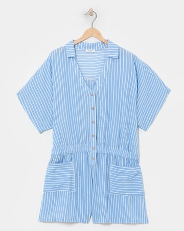 Cheese Cloth Beach Playsuit