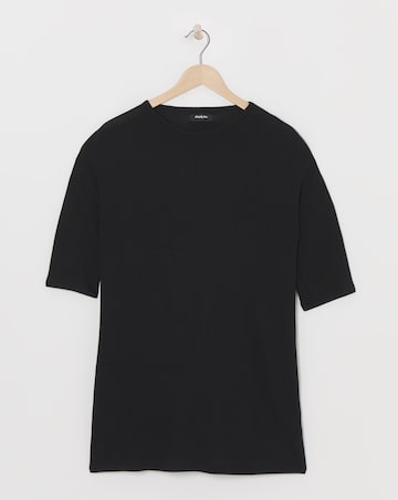 Black Soft Touch Side Pocket Tunic