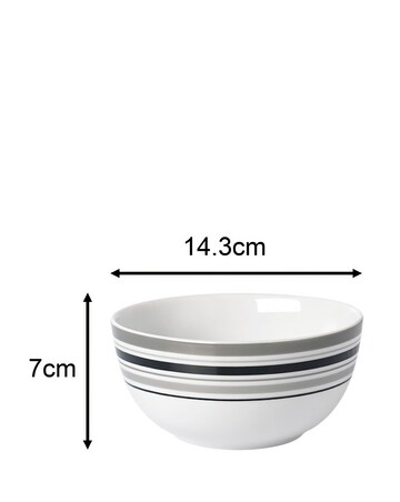 Waterside Brompton Grey 80 Piece Dinner Set