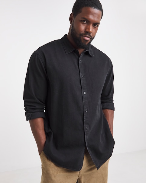 Jack & Jones Norrebro Denim Shirt - Black