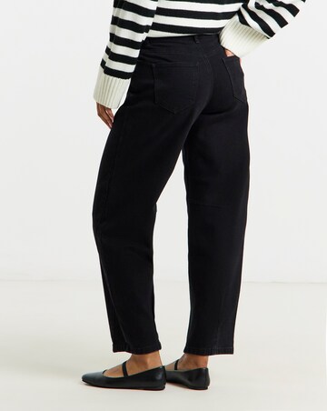 Simply Be Black Stretch Tapered Jeans