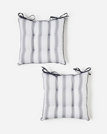 2 Stripe Outdoor Seat Cushions