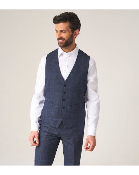 Skopes Anello Suit Waistcoat Blue