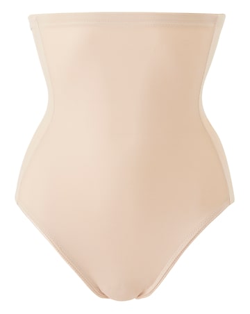 Naomi&Nicole Medium Control Tummy Shaping Hi Waist Briefs Nude