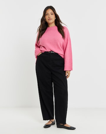 Cosy Yarn Bubblegum Pink Crew Neck Jumper