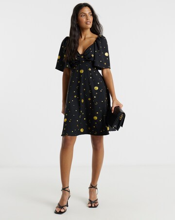 Twisted Wunder Cordella Gold Mini Dress