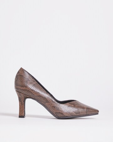 Heeled Court Shoe - Extra Wide Fit (EEE)