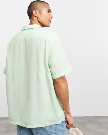 Calvin Klein Short Sleeve Linen Shirt