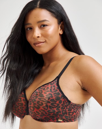 Gossard Glossies Leopard Sheer Bra