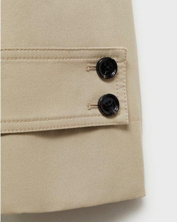 Mango Long Oversized Double-Breasted Trench Coat