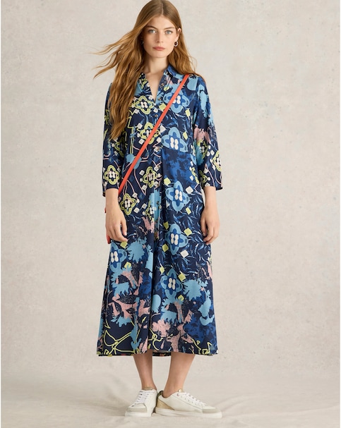 White Stuff Rua Jersey Shirt Dress