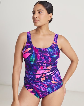 Beach To Beach Sports Piping Swimsuit