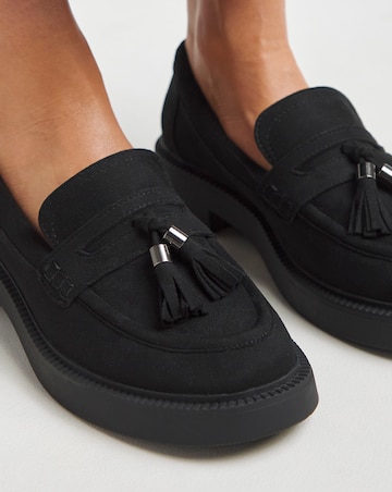 Juno Chunky Tassel Loafers Extra Wide EEE Fit
