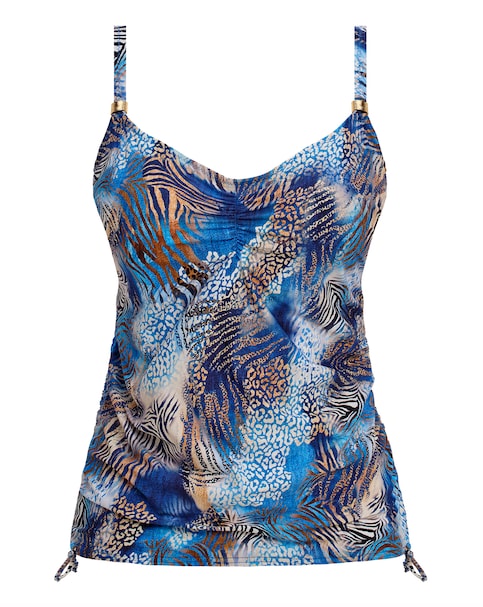 Fantasie Seraya Sands Wired Adjustable Tankini Top Denim