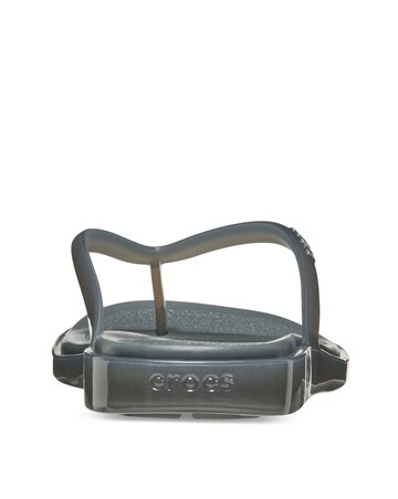 Crocs Carbon Miami Jelly Round Toe Flip - Standard Fit