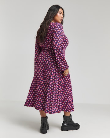 Joe Browns Gorgeous Geo Retro Jersey Midi Dress