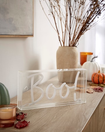 Boo Neon Sign