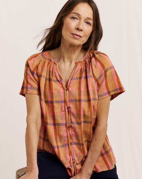 Julipa Check Blouse
