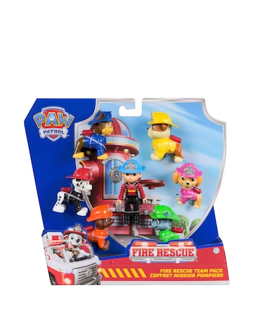 Paw Patrol Fire Rescue Team 7 Action Figures Pack