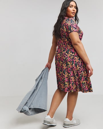 Joe Browns Perfect Parrot Jersey Midi Dress