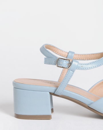 Jennifer Two Part Heeled Shoes - Extra Wide Fit (EEE)