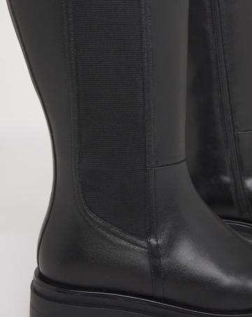 Majesty Leather Chelsea Boots - Extra Wide Fit (EEE) & Super Curvy Calf