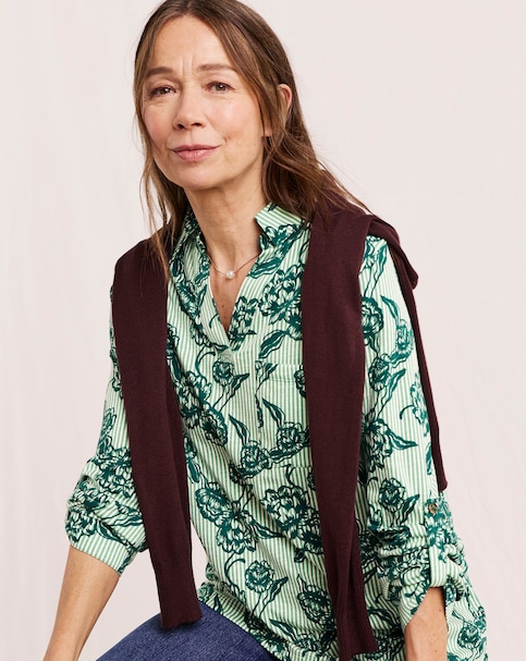 Julipa Cotton Printed Pop Over Top