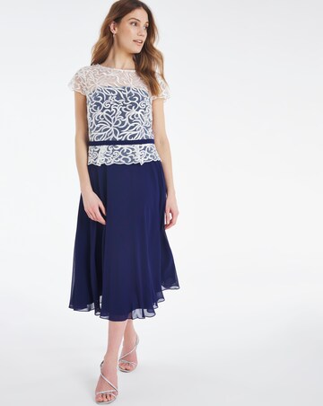 Nightingales Embroidered Swing Dress