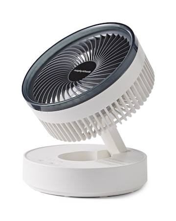 Morphy Richards Air Flex 6in Portable Oscillating USB Fan White/Grey