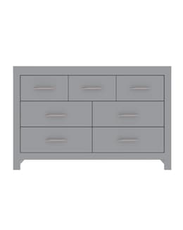 Dakota 3 Over 4 Drawer Chest