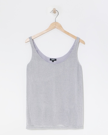 Simply Be Silver Chainmail Vest