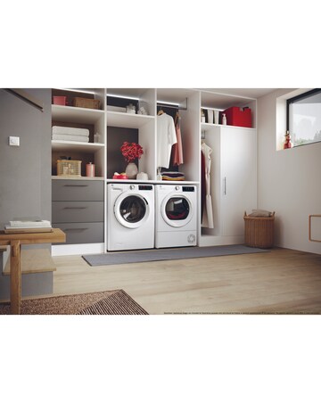 Hoover H-Dry 350 HRE C9TBE-80 Wifi Connected 9kg Condenser Tumble Dryer - White