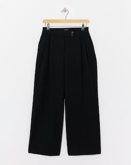 Metallic Thread Wide Leg Trouser