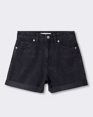 Mango Mom Fit Denim Shorts