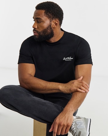 Jack & Jones Archive Logo T-Shirt - Black