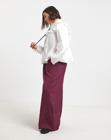 Simply Be Extreme Wide Leg Trim Detail Trousers