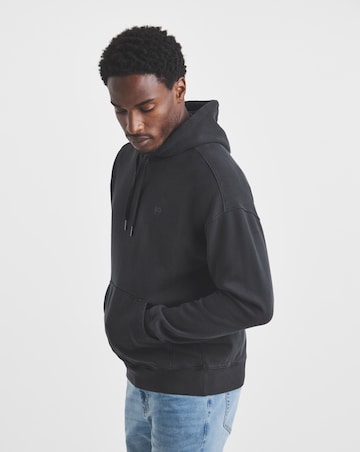 Union Garment Dyed Hoodie-Black