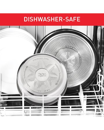 Tefal Ingenio Cook Eat 8 Piece Stainless Steel Pan Set