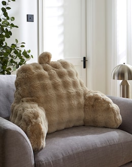Bubble Faux Fur Back Support Cushion