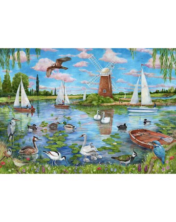 Life Along The Broads, 1000pc