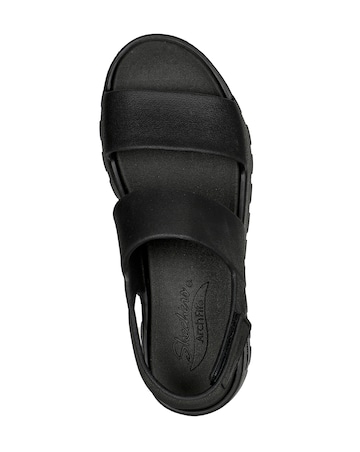 Skechers Foamies Arch Fit Day Dream Black Sandals - Standard Fit (D)