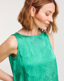 Jacquard Shell Top