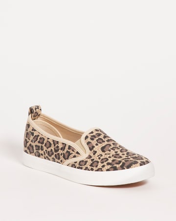 Canvas Slip On Shoe - Extra Wide Fit (EEE)