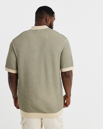 Jack & Jones Premium Kingsley Knitted Polo - Olive