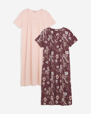 Pretty Secrets Value 2 Pack Short Sleeve Nighties