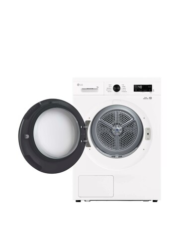 LG X 10 RHX1009NWK 9kg Heat Pump Tumble Dryer - White + Install
