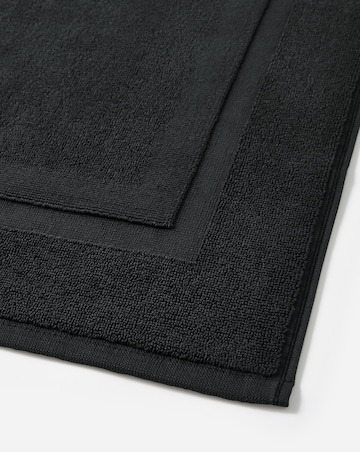 Egyptian Cotton Bath Mat - Black