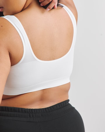 Pretty Secrets (3 Pack) Comfort Tops (Fits Up To D) White